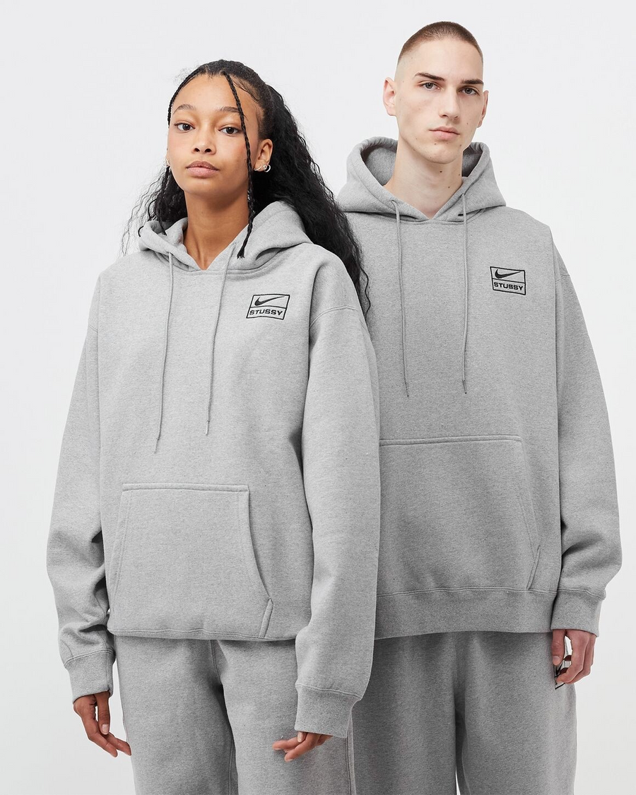 Nike Stussy Gray Hoodie