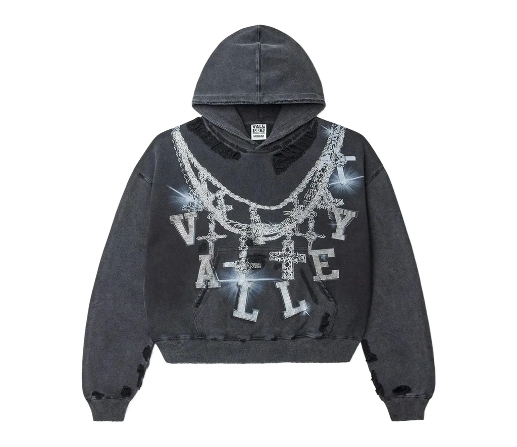 Vale Forever Big Chain Hoodie Black