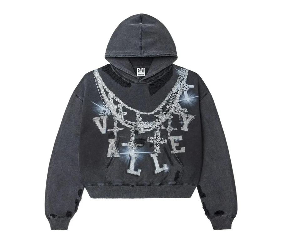 Vale Forever Big Chain Hoodie Black