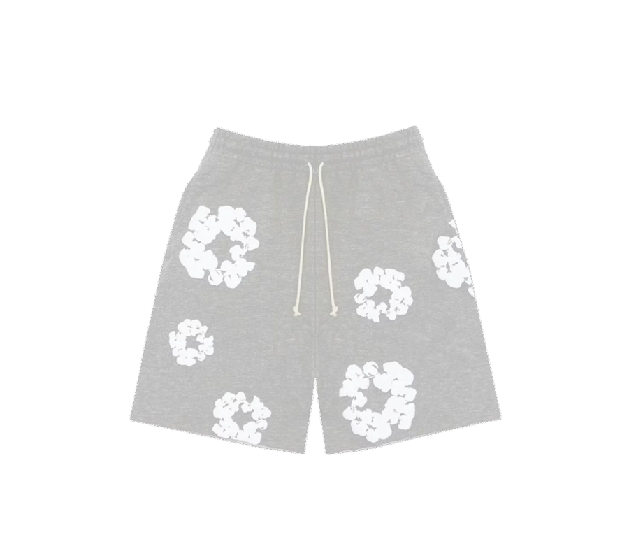 Denim Tears Cotton Wreath Gray Short