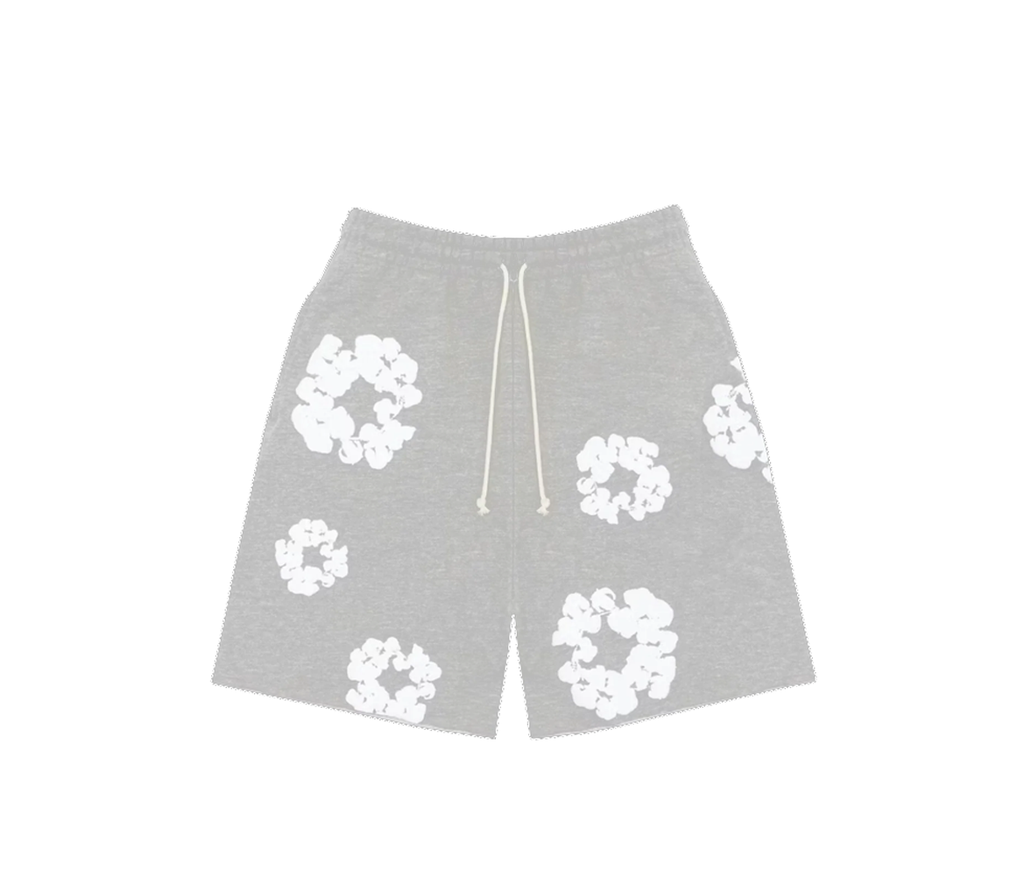 Denim Tears Cotton Wreath Gray Short