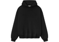 Embossed Vintage Black SS25 Hoodie
