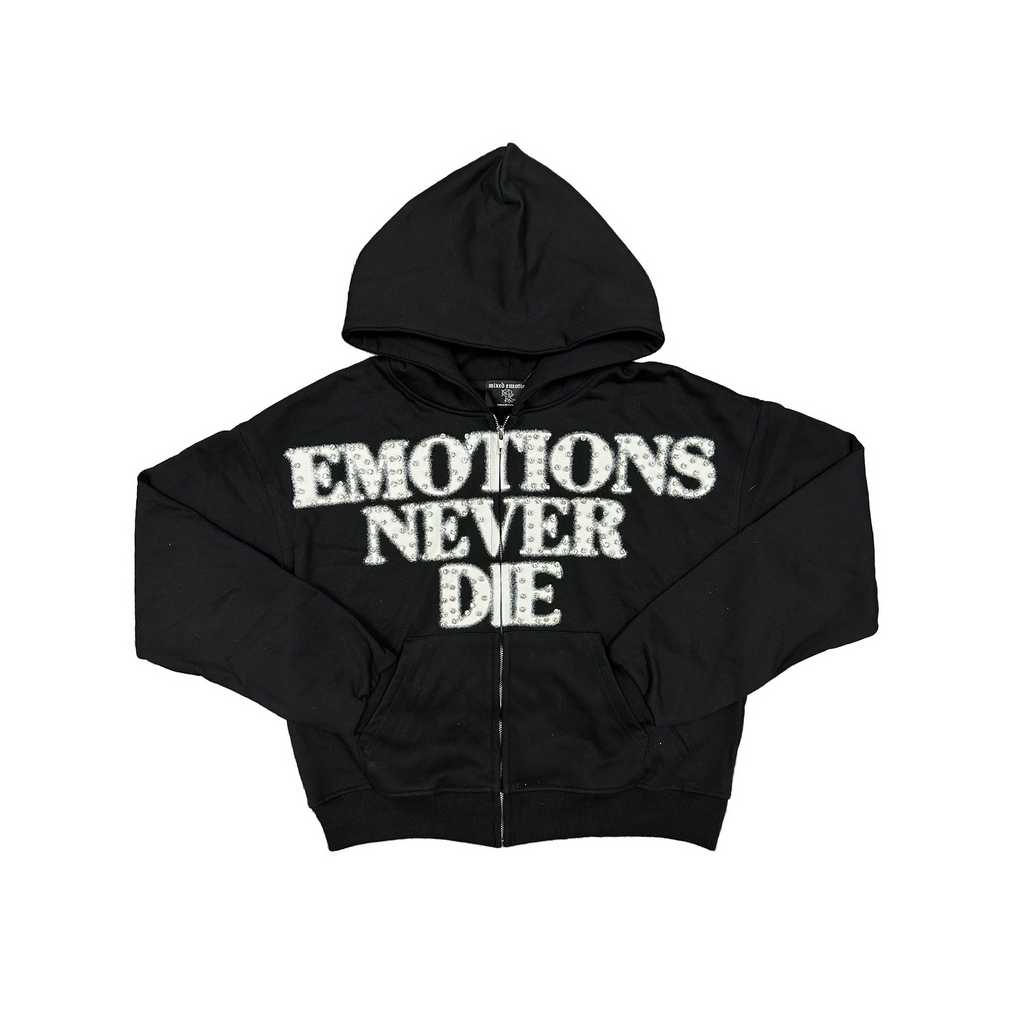 Mixed Emotion Black Hoodie