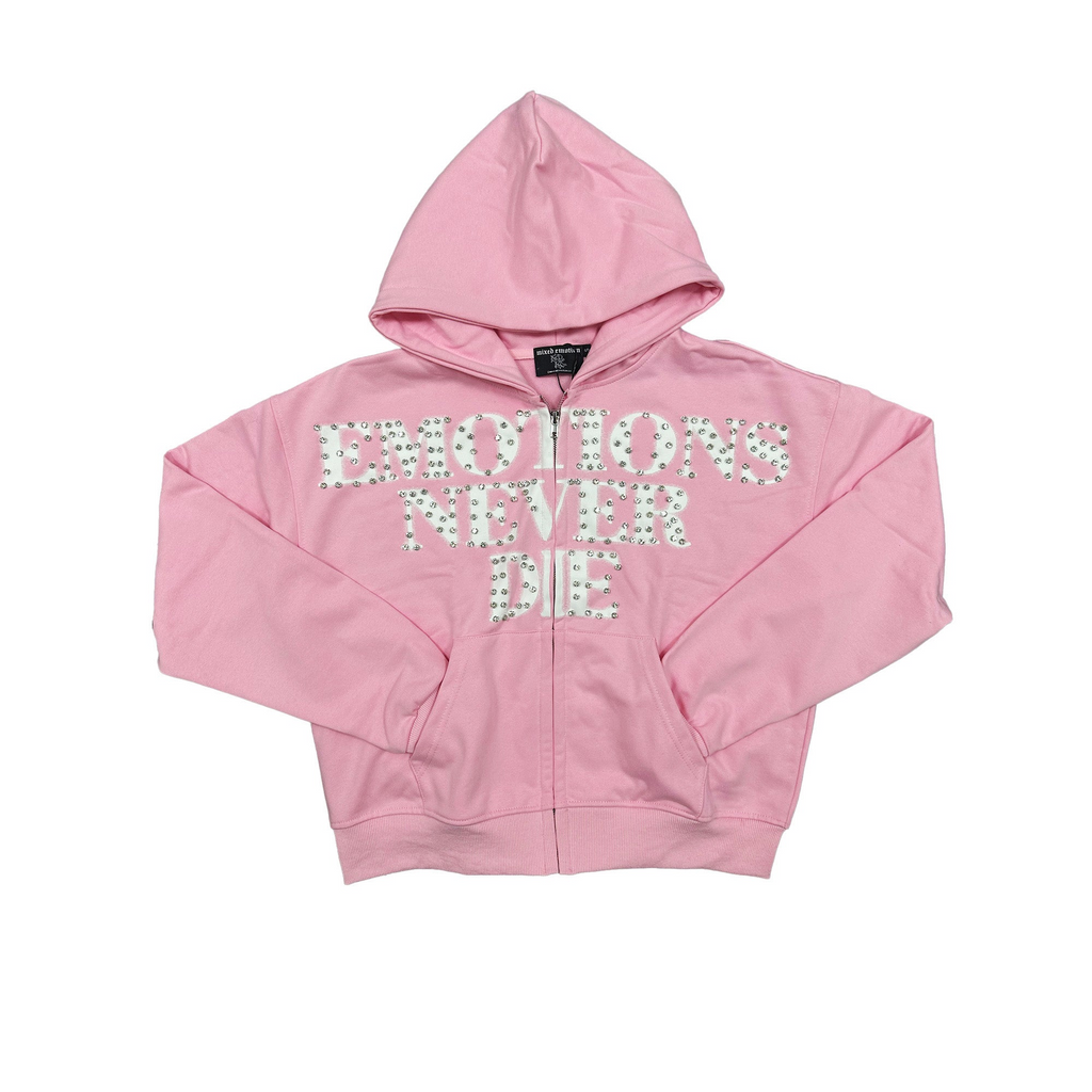 Mixed Emotion Pink Hoodie
