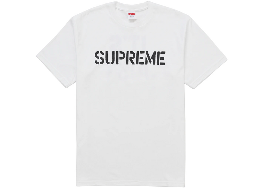 Supreme Hard White Tee