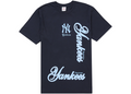 Supreme MLB Yankees Navy Tee