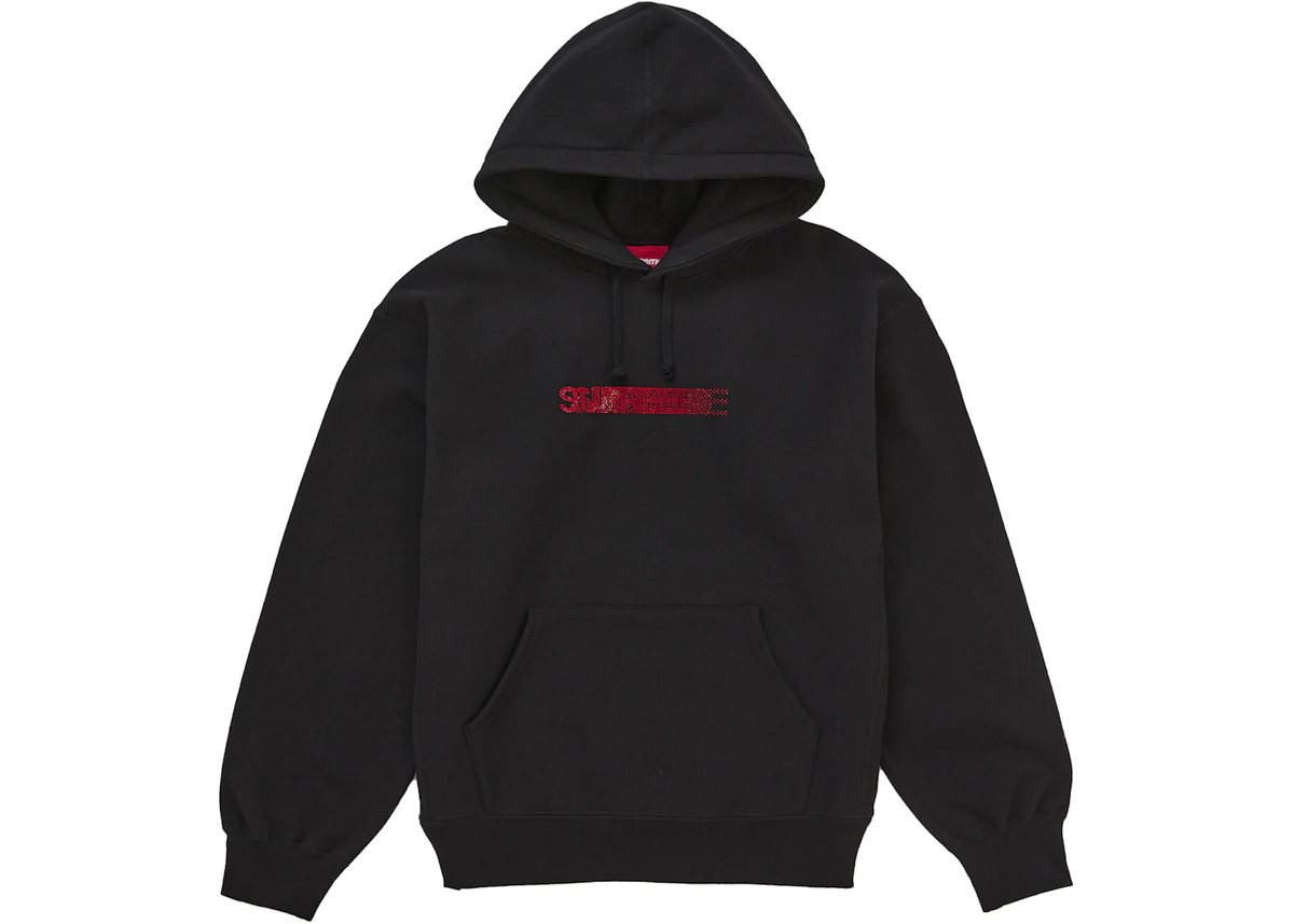 Supreme Motion Logo Swarovski Hoodie
