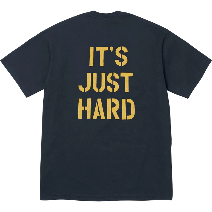 Supreme Hard Navy Tee