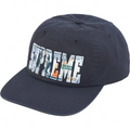 Supreme Embroidered Money Logo Navy Cap