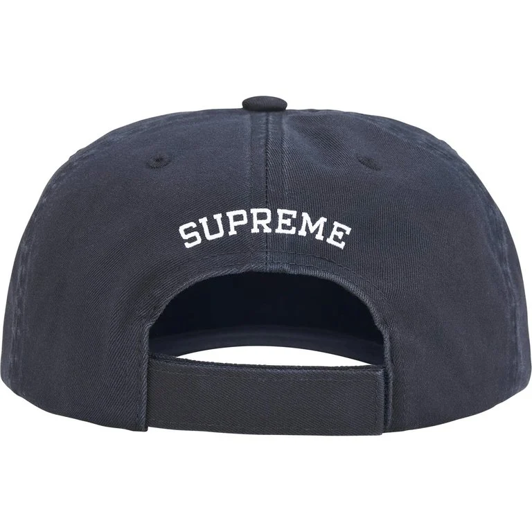 Supreme Embroidered Money Logo Navy Cap