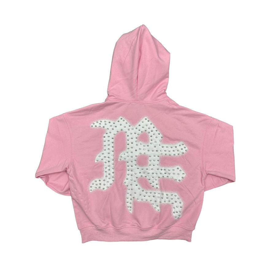 Mixed Emotion Pink Hoodie