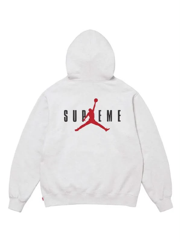 Supreme Jordan White Hoodie